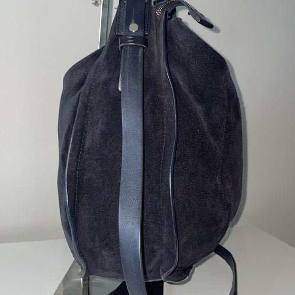 All Saints Mori MD hobo black suede - Picture 2 of 13